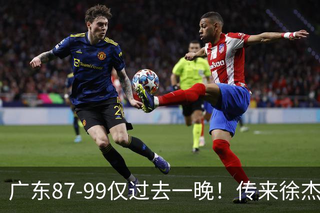 广东87-99仅过去一晚！传来徐杰、亚帅的重要消息，杨鸣说得很实在